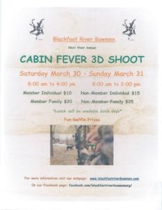 Cabin Fever 3D shoot @ Blackfoot River Bowmen | Idaho | United States