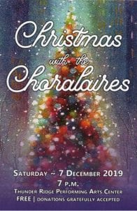 Christmas with the Choralaires- All Womans Choir @ Thunder Ridge Peforming Arts Building