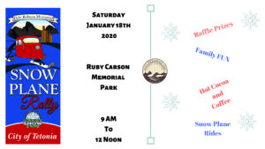 Dale Robson Memorial- Snow Plane Rally @ Ruby Carson Park