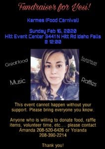 Fundraiser for Yesi Hernandez @ Hitt Event Center
