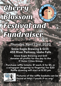 Cherry Blossom Festival & Fundraiser @ Snow Eagle Brewing & Grill