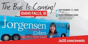 Jo Jorgensen, Bus Tour 2.0: Idaho Falls, ID @ Russ Freeman Park