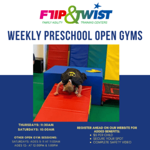 Preschool Open Gym @ Flip & Twist