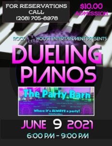 Rock DEE House Dueling Piano Comedy Show @ The Party Barn - Pocatello @ The Party Barn