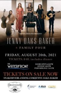 Jenny Oaks Baker Concert @ The Waterfront in Snake River Landing