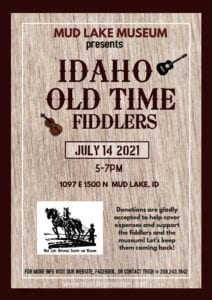 Idaho Old Time Fiddlers @ Mud Lake Museum
