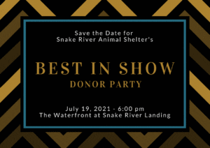 Snake River Animal Shelter's Donor Night @ The Waterfront at Snake River Landing