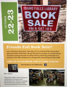Friends of the Idaho Falls Public Library Book Sale @ Friends of the Library Fall Book Sale