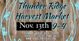 Thunder Ridge Harvest Market Craft Fair @ Thunder Ridge High School