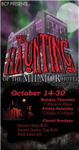 The Haunting of the Milmor hotel @ Milmor Hotel