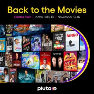 Free Movies This Weekend at Centre Twin Theater in Idaho Falls, Courtesy of Pluto TV @ Centre Twin theater