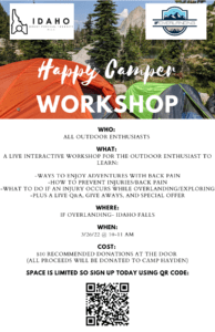 Happy Camper Workshop @ IF Overlanding LLC