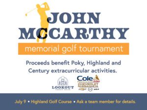 John McCarthy Golf Tournament @ Highland Golf Course