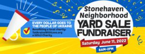 Stonehaven Neighborhood Yard Sale Fundraiser for the Ukraine @ Stonehaven Neighborhood (Behind Cabela's)