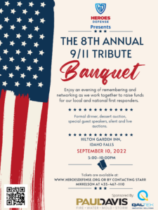 8th Annual 9/11 Tribute Banquet @ 9/11 Tribute Banquet