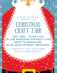Christmas Craft Fair @ Old junior high school next to Broulims