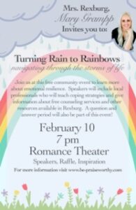 Turning Rain to Rainbows - navigating through the storms of life @ Romance Theatre
