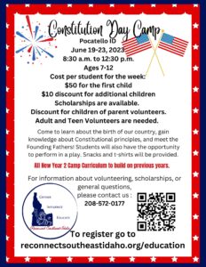 Constitution Day Camp @ Calvary Chapel