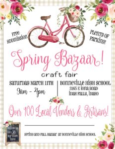 Spring Bazaar Craft Fair @ Bonneville High School