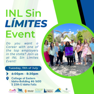 INL Sin Limites FREE Bilingual Career & Resume Event @ College of Eastern Idaho Building #6