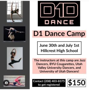 D1 Dance Camp @ Hillcrest High School