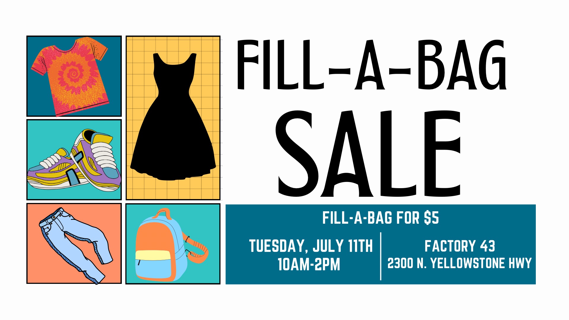 FillABag Sale and Charity Fundraiser Riverbend Communications