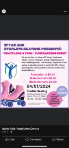 Starlite Skating/IFYAC’s: Skate Like A Fool @ Starlite Skating Rink