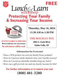 Free Lunch & Learn Workshop @ The Holiday Inn