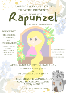 Rapunzel Auditions @ American Falls Theatre Guild