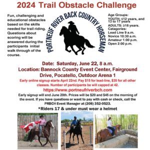 2024 Trail Obstacle Challenge @ Bannock County Event Center