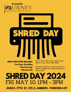 Shred Day! Prizes! @ Journey Retirement Services LLC